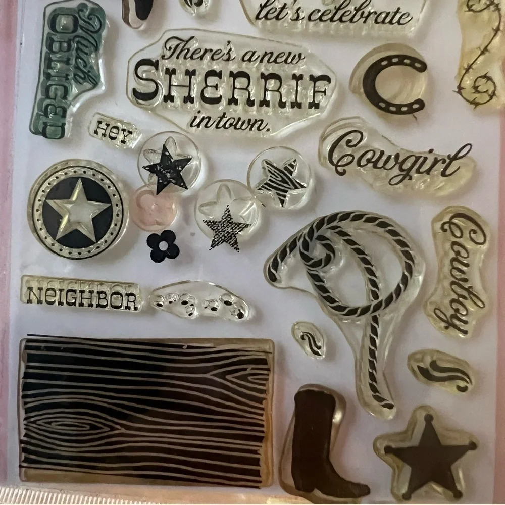 My Favorite Things Howdy Stamp Die Set Western Star Border Die Cowboy Horse